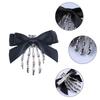 Gothic Duckbill Hair Clip Skeleton Claws Hair Barrette Halloween Trendy Ponytail Decor Non-Slip Cosplay Hair Side Clips