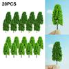 Miniature Landscape Model Trees Park Scenery 1:200 Scale