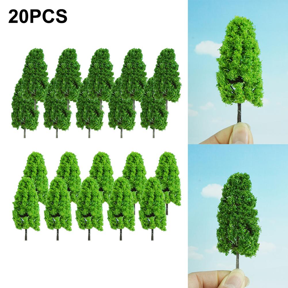 Miniature Landscape Model Trees Park Scenery 1:200 Scale