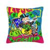 Alec Monopoly B Lucky Dragon Pillow Case  Graphic Pillow Cover Retro Trendy Cushion Cover For Sofa Couch Bed Living Room