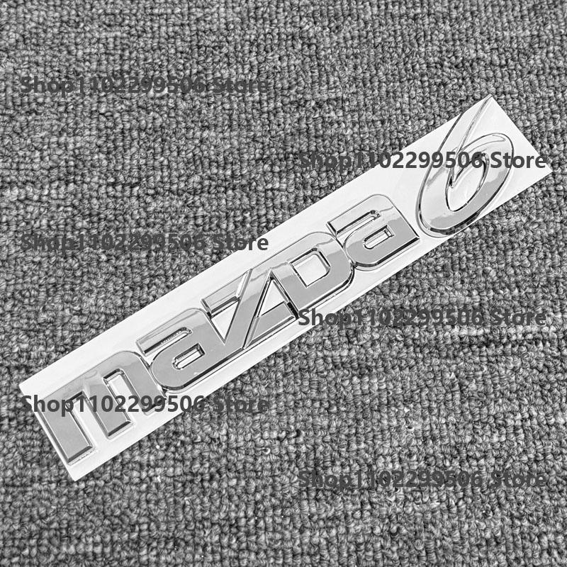 ABS Silver Black carbon Car Emblem Logo Badge Sticker Decal For Mazda 6 Mazda 3 Mazda 2 Mazda 5 Mazda 8 accessories styling NNG44