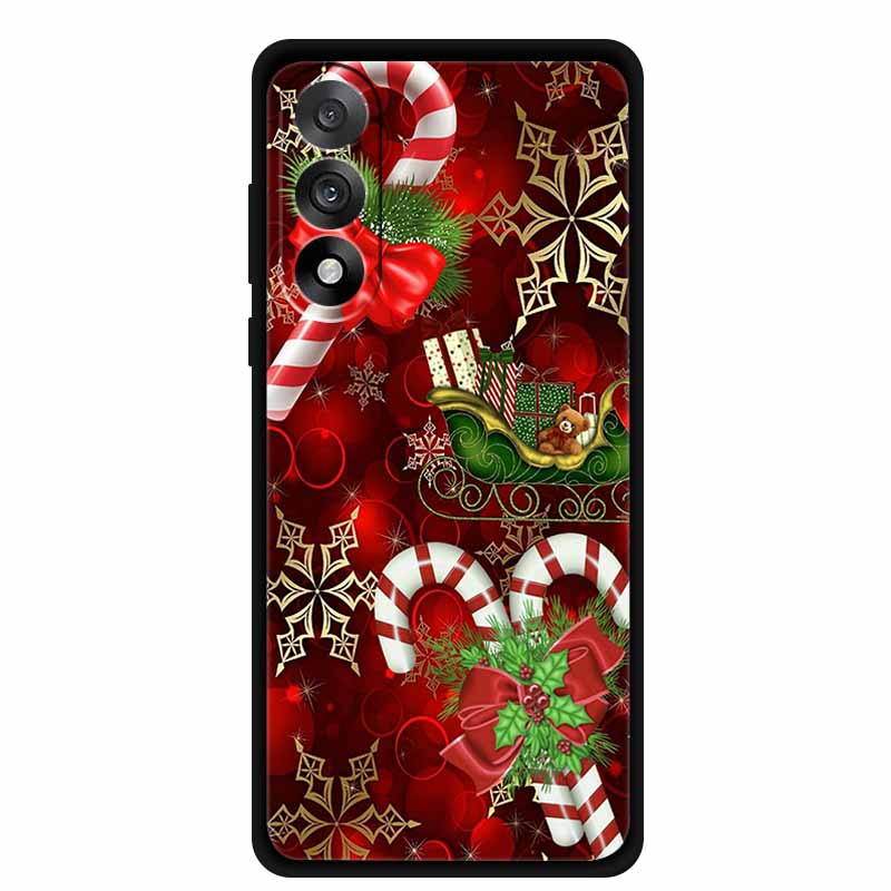 Christmas Phone Cases For OnePlus Nord 5 5G Case Shockproof Silicone Soft Black Cover Christmas Tree for 1+ Nord 5 5G Back Cover