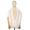 WTEMPO Winter Warm Faux Fur Wedding Dress Shawls Soft Plush Shawls for Performance/Party Retro Long Shawls Windproof Cold-proof Wide Scarves