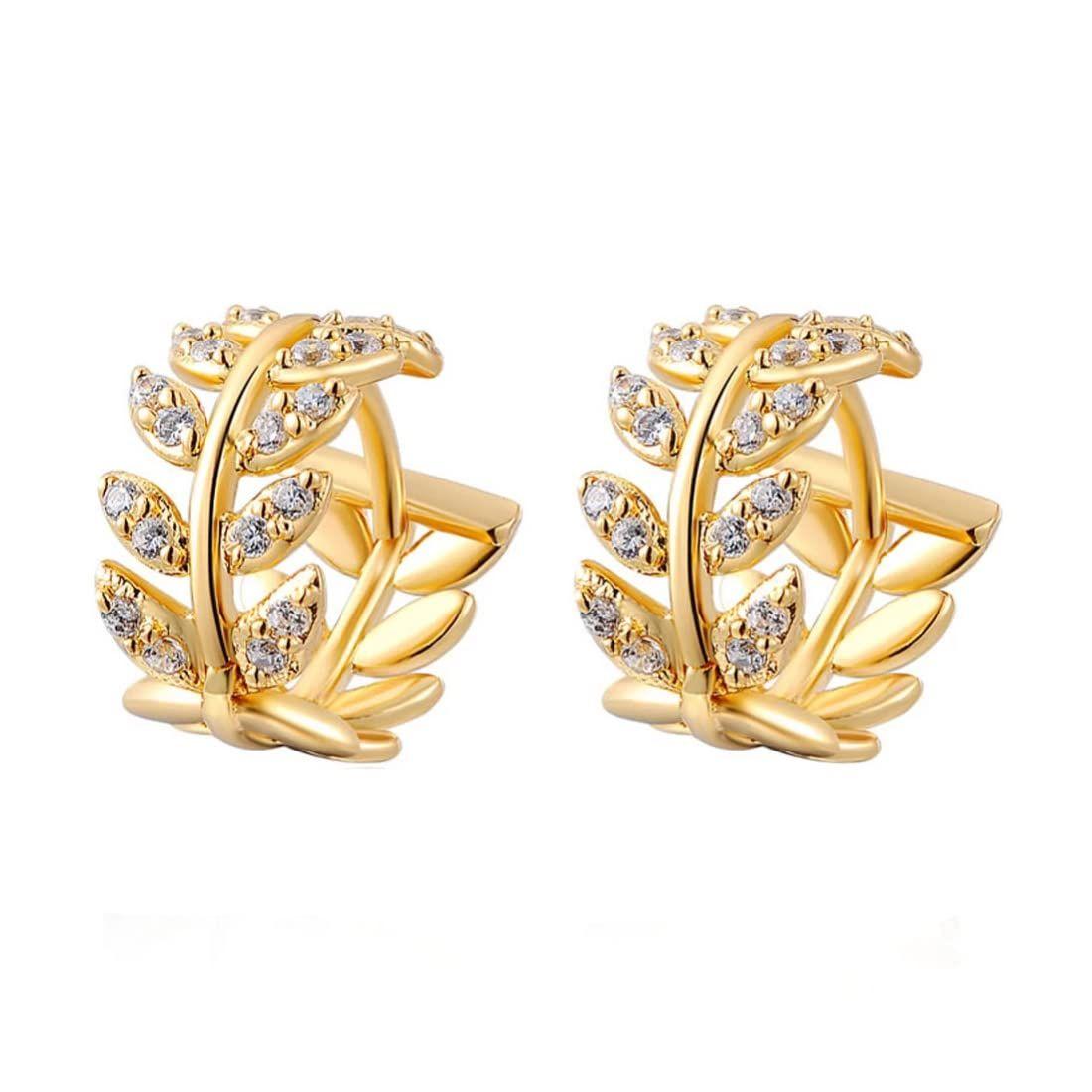 

Серьги | Серебряные серьги-кольца с покрытием из розового золота для женщин | День рождения для девушек и женщин Юбилей для жены