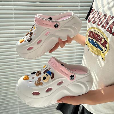 Scarpe da donna in EVA con fori: Sandali da Spiaggia Eleganti, Antiscivolo, Rialzanti - Perfetti per il Divertimento Estivo all'Aperto!