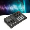 Live Sound Card Noise Reduction Plug and Play Voice Changer Sound Mixer Board for Karaoke Live Recor
