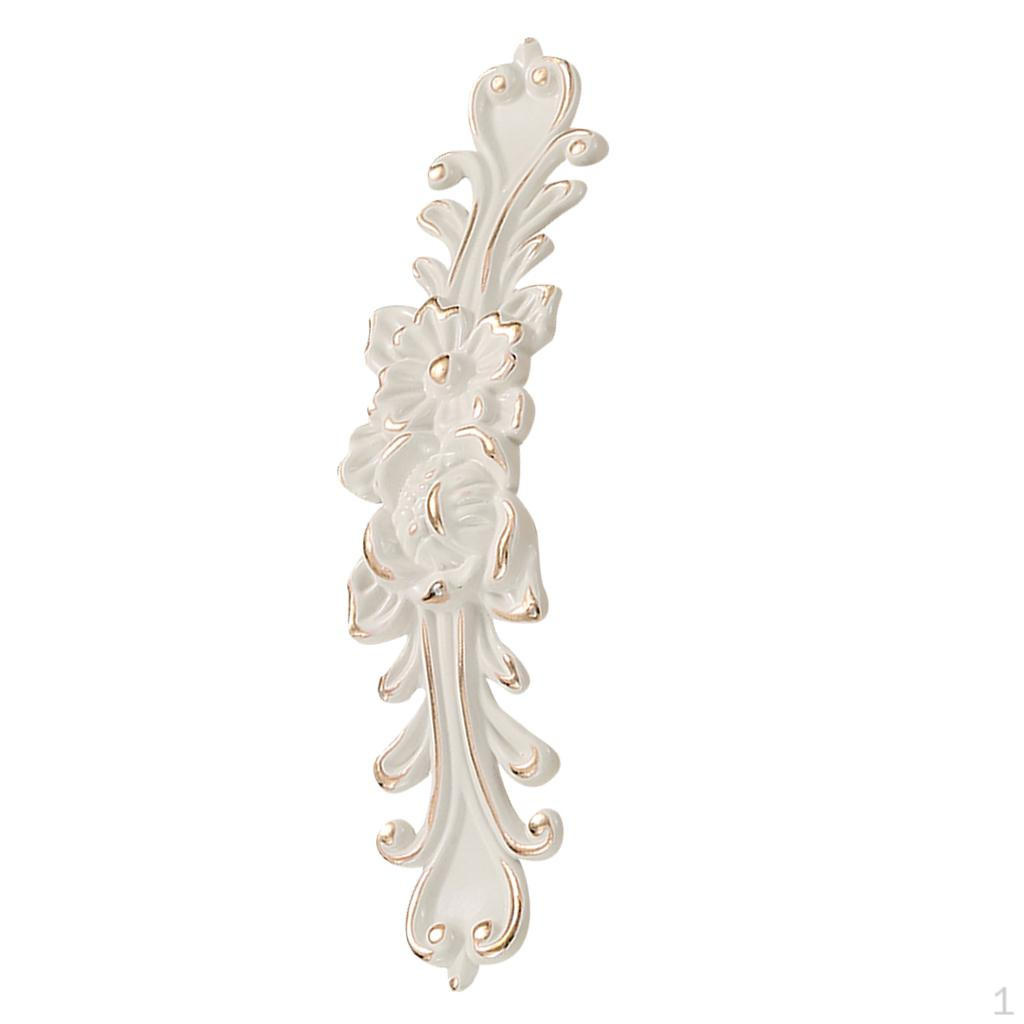 

White Zinc Furniture Cabinet Door Handle Pull Knob 96mm