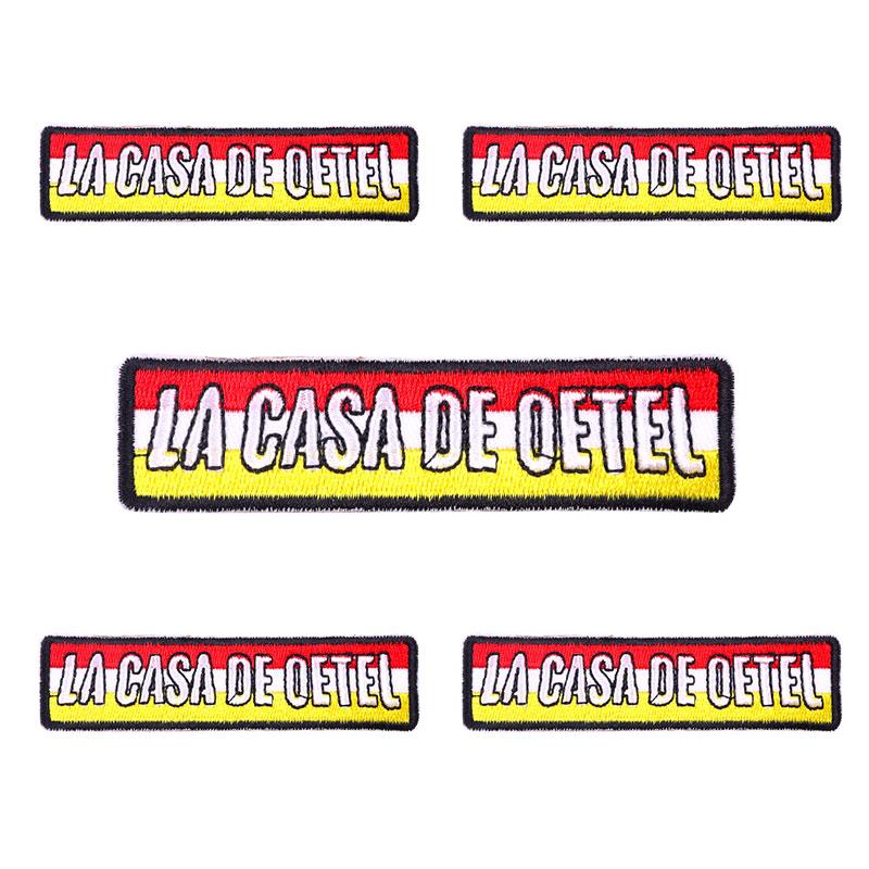 10pcs Wholesale Netherland Carnival Oeteldonk Emblem Patch Embroidered Patches For Clothes Iron On Patches For Clothing Sew 