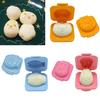 2x Cute Cartoon Boiled Egg Rice Mold Bento Maker Sandwich Cutter Kitchen Tools