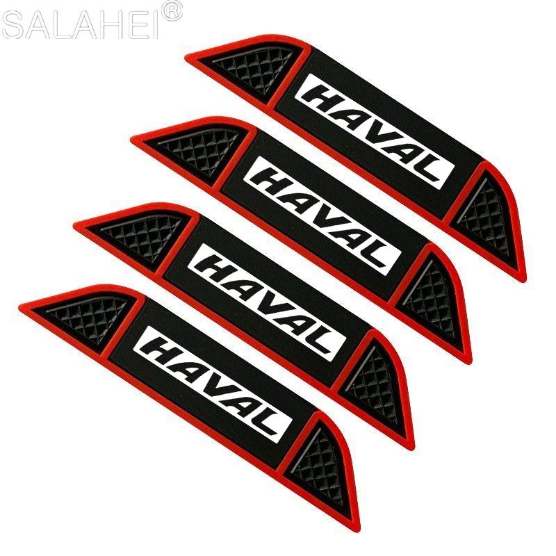 Für Great Wall Haval H7 Dargo M6 H9 F7 Jolion X DOG XY 4 Stück Auto Tür Kratzschutz Aufkleber Gummi Antikollisionsleiste