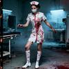 Halloweenový kostým Set pro pár Hororový Doktor Sestra Oblečení Zombie Tématická Párty Šaty Dospělí
