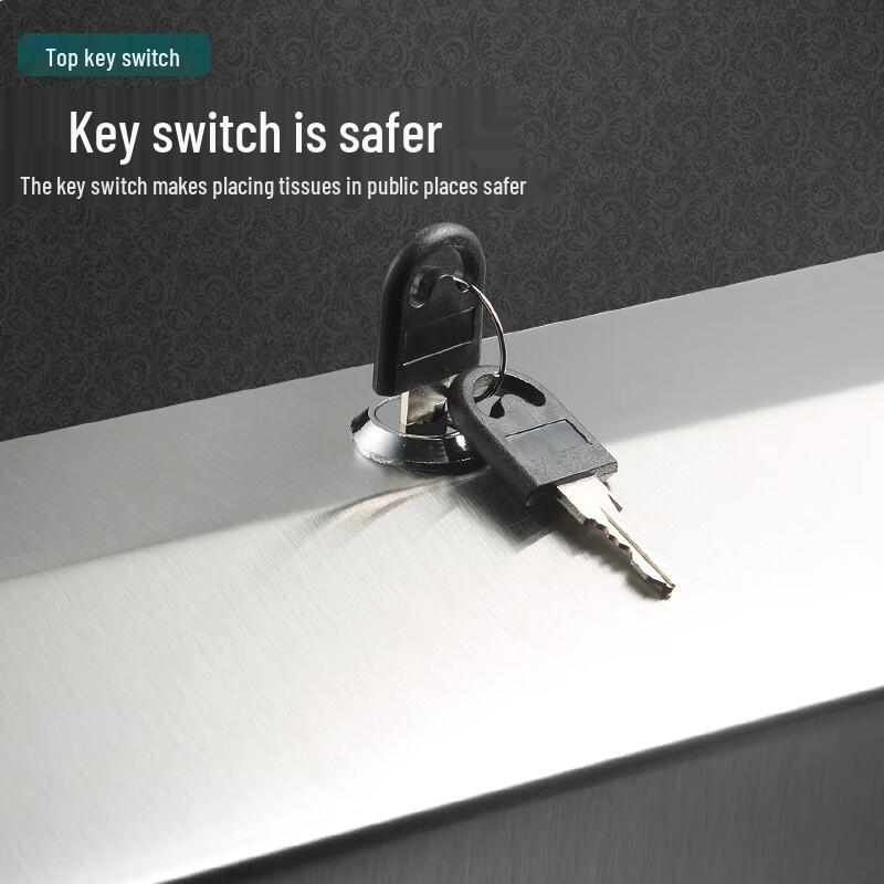 Ścienny dozownik ręczników papierowych ze stali nierdzewnej