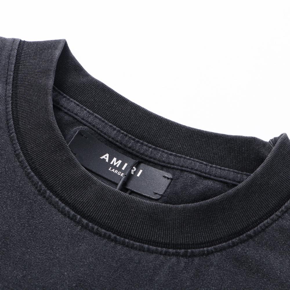 6508 Amiri 2026 Summer New Men's and Women's Loose High Quality Cotton Plus Size T-shirt Couple T-Shirt