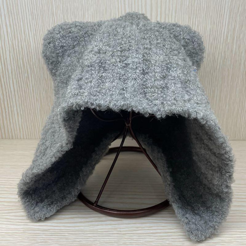 Fuzzy Women Hat Bear Casual for Elegant Graffiti Writers Turntablists Casual Winter Warm Hat for Teen Girls