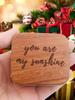 Sinzyo Music Box “You Are My Sunshine” Wooden Music Box (Musical Note Rosewood)