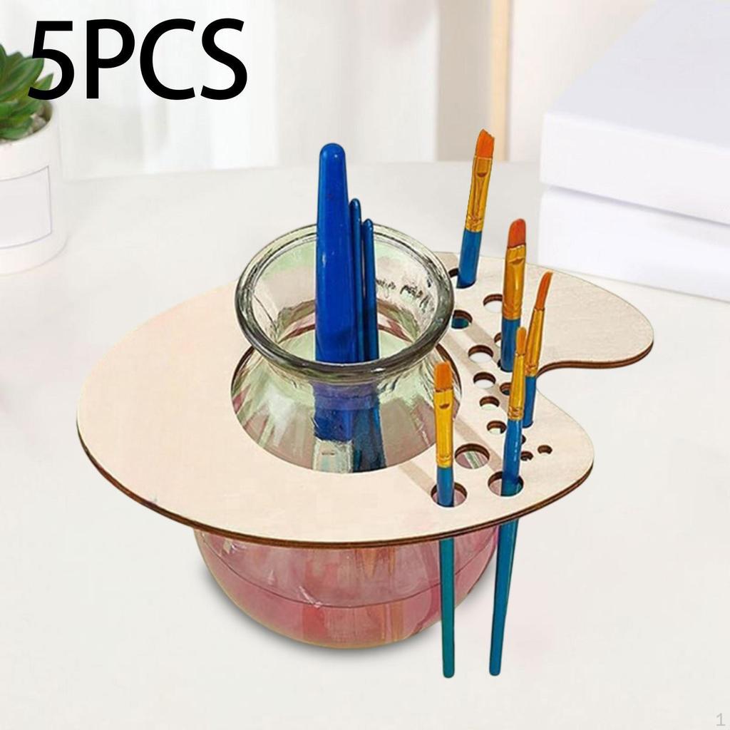 Malpalette aus Holz, Mallehrmittel, Puzzle-Spielzeugpaletten für Acrylkunstpaletten