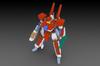 PLUM 5-inch Mechanism Wolf Fang Kuga 2001 TYPE02 Tenrai 2P COLOR 1/35 Scale Pre-Colored Plastic Model Kit PP231 (Robot)
