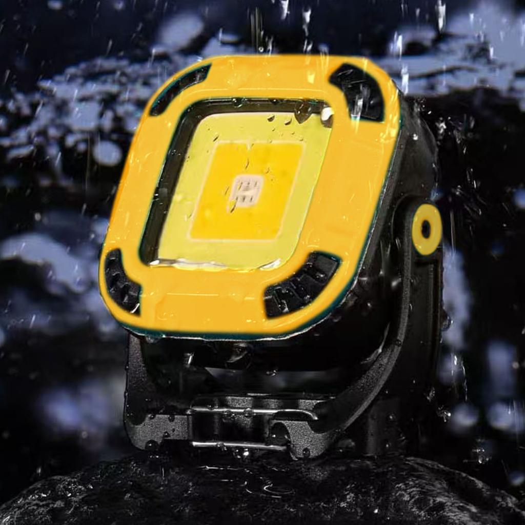 Emergency Repair Lights Rotatable USB Rechargeable Lamp with Hook Magnetic Flashlight