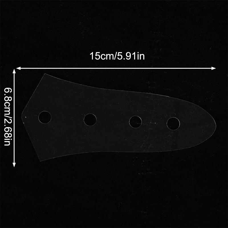 1 Piece Acrylic Wiring Harnesses Template Display Plate For St/Lp/Tl/Jazz Electric Guitar Bass