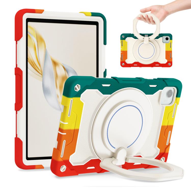 Armor Portable Rotating Ring Holder Silicone Tablet Case
