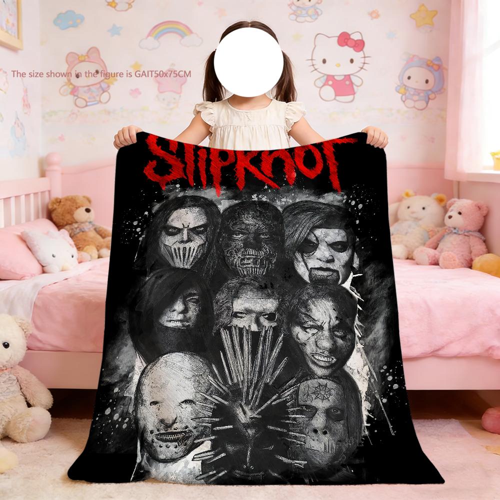 Blanket For Soft Throw S-Slipknot Blanket for Rock Picnic Bed Band Sofa Home Bedroom Cozy Warm Comfortable