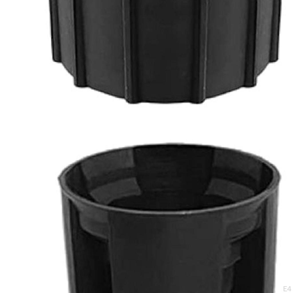 Paraplybase Stativ Hullringer Pluggdeksel Avtagbar feste Svart for hageterrasse