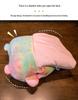 Cartoon 2-in-1 Cushion & Blanket: Dual-Use Hand Warmer, Leg Cover, Nap Pillow Doll for Office