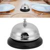 3Pcs Stainless Steel Desktop Service Call Ring Bell for Hotel Restaurant Reception AccessoryS Size