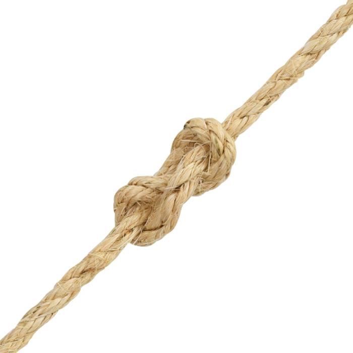 VidaXL Corde 100 % en sisal 8 mm 100 m