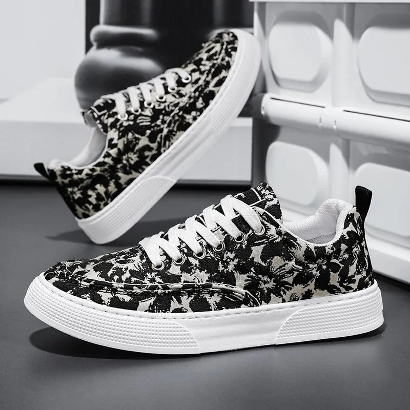 Neue Segeltuchschuhe für Herren, modische Schuhe, lässig, sportlich, verschleißfest, atmungsaktiv, trendige Herren-Sneakers, Zapatillas De Deporte