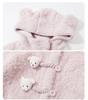 2025 Girls' Fleece-lined Lambswool Coat - Stylish Autumn/Winter Sweater for Kids