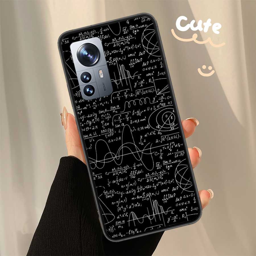 Physics Chemical Mathematics Phone Case For Xiaomi Poco X7 X6 X5 X4 X3 GT NFC M4 M5 Pro 5G M3 Mi F6 F5 F4 F3 F2 F1 Capa Coque TP