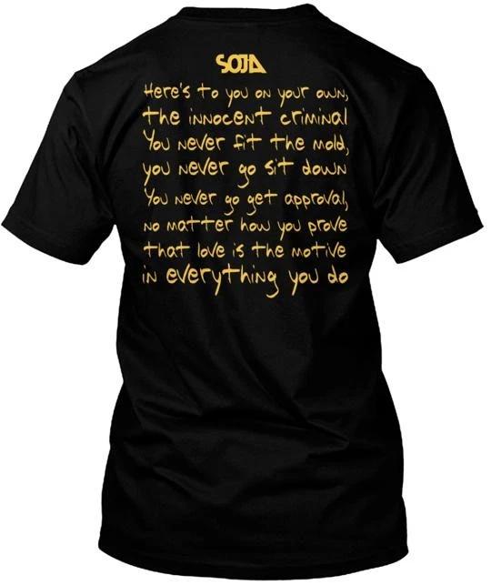

SOJA Tee T shirt Made in the USA Size S to 5XL 3XL