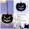 Halloween LED Pumpkin & Ghost String Lights: Spooky Room Décor with Flashing Ornaments