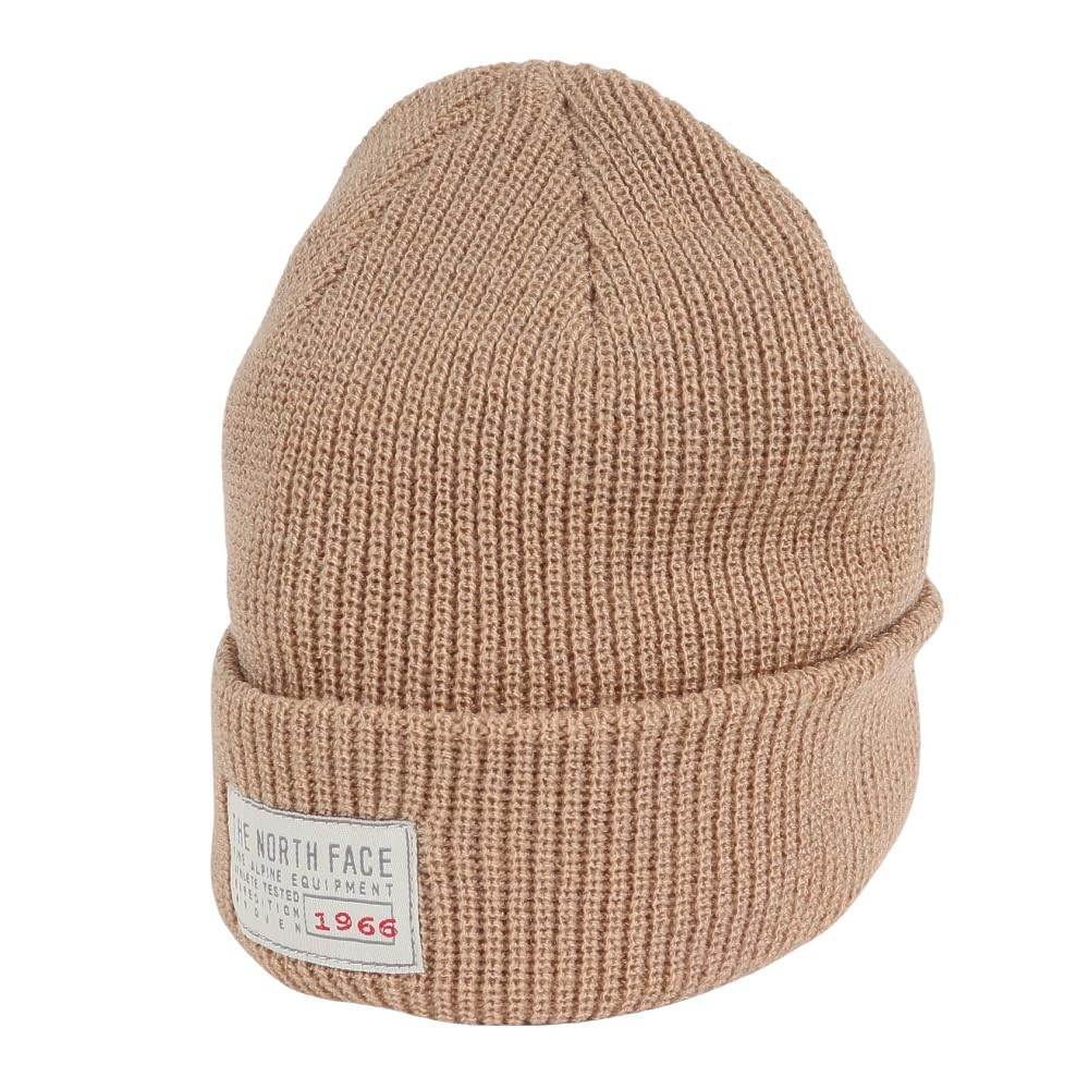 The North Face Stitchwork Kelp Free Size Beanie, Unisex, Stretch, Warm, Tan,