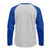 Men's Round Neck Plunger Long Sleeve T-Shirt Top