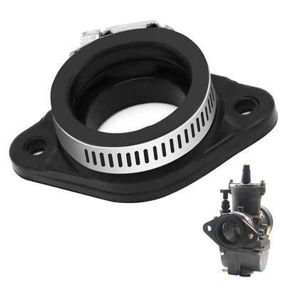 PAVIKE Vergaser Ansaugstutzen Vergaser Adapter Isolator Vergaser PE28/30 PWK21/24/26/28/30 Gummi Isolator Abriebfest