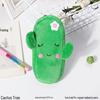 Korean Style Cartoon Animal & Fruit Plush Pencil Case - Cute, Large Capacity, Multi-functional Storage Bag for Students