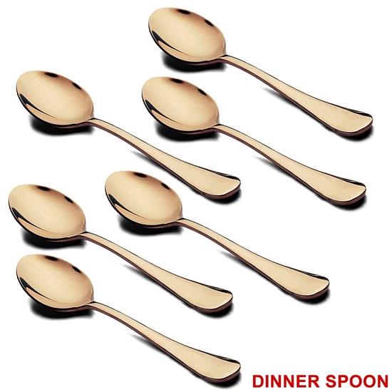 Set of 24 Pieces Gold Cutlery Set with Beautiful Packing