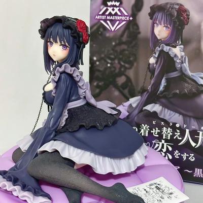 2 Kinds My Dress-Up Darling Anime Figure Black Maid Outfit Kitagawa Marin Action Figure Shizuku Kuroe Figurine Collection Models
