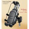BRCOVAN Motorcycle Fork Stem Phone Mount Holder With Vibration Dampener, Heavy Duty Cellphone Cradle Fit Stem Tubes 12Mm-25.4Mm In Diameter,