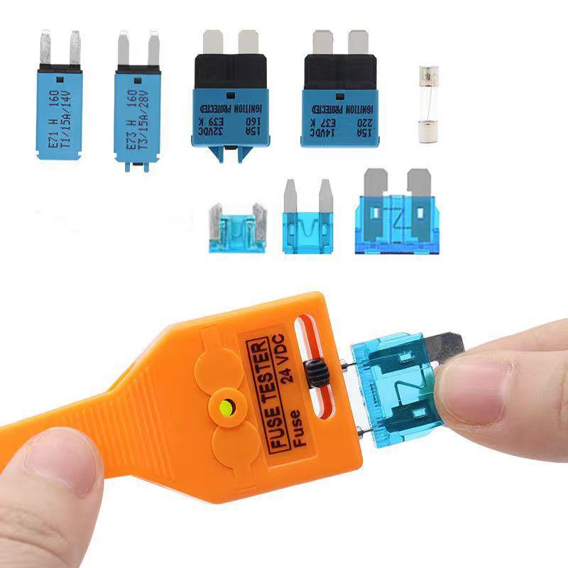 New Hot Automobiles Removal Tool Car Fuse Tester Puller with Green LED Indicator Light Car Fuse Type Tester Auto Checker Fuses