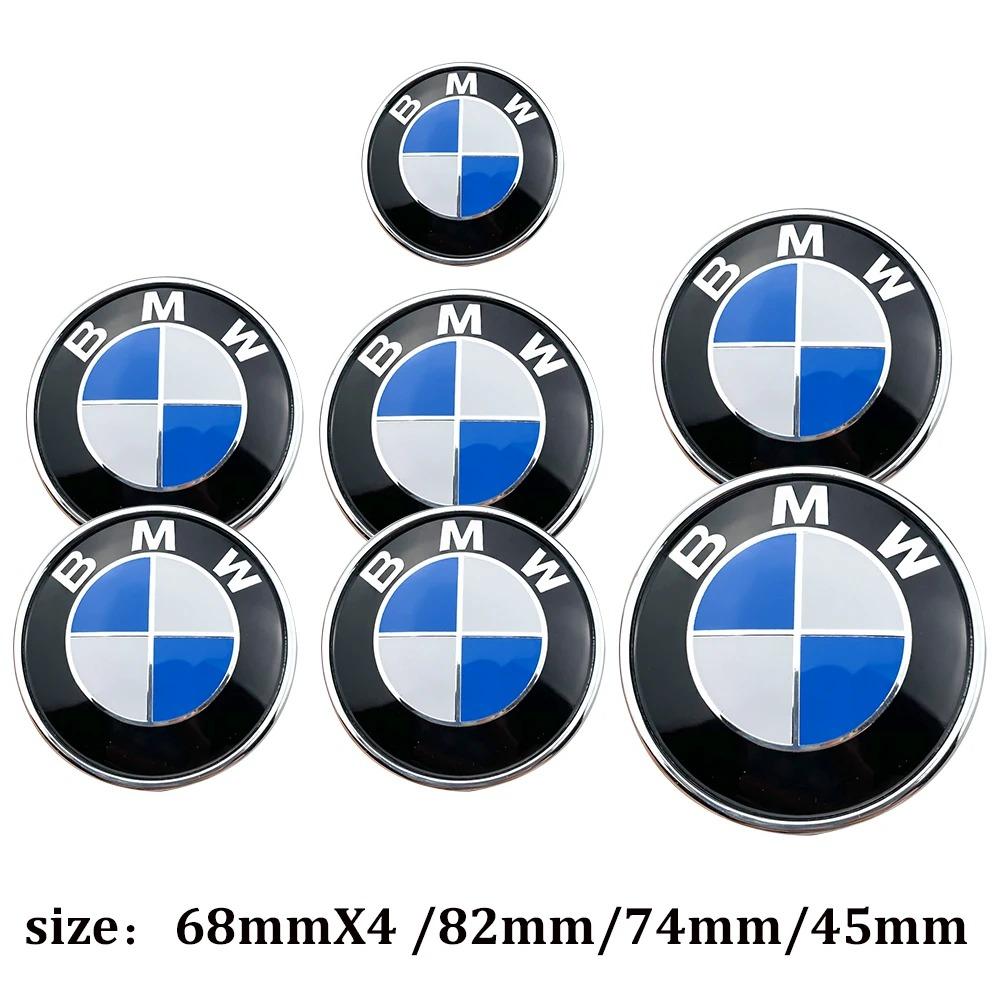 7Pcs Car Hood Front Rear Trunk Emblem original Logo E36 E46 E53 E39 E90 E60 E93 E87 E34 G20 X3 X5 F30 F20 X6 accessories RUNTB1