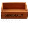Wooden Succulents Planter Box Desktop Storage Box Retro Rustic Plant Container for Micro Landscape Succulents Small Plants Home Office Decor