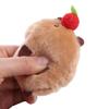 Soft Squeeze Capybara Plush Keychain Cartoon Stuffed Capybara Keyring  Birthday Gift