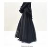A-line Women's Summer Mesh Gauze Skirt - Fairy Style, Wide Hem, Mid-Length, Slimming Temperament