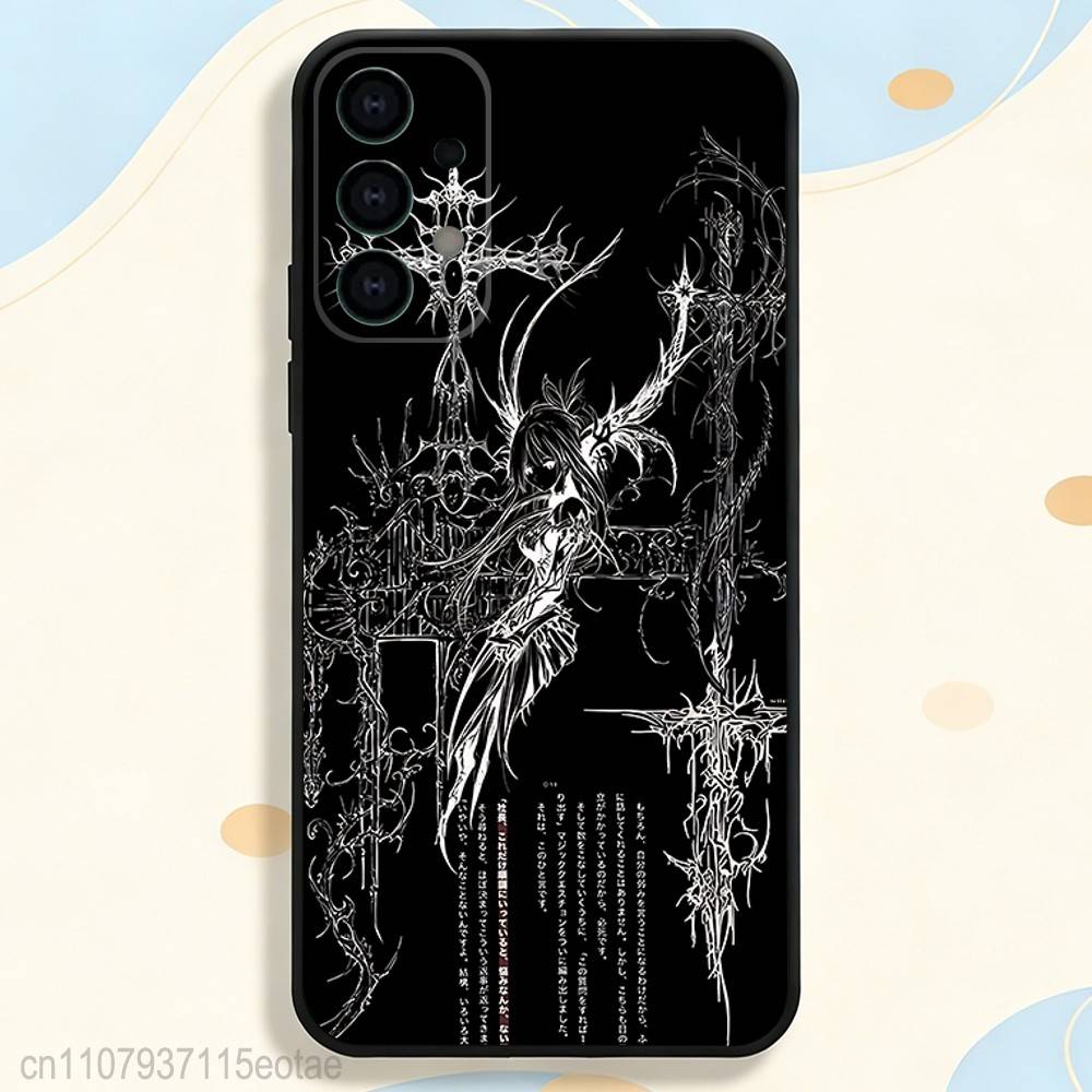 Gothic Coquette Cybersigilism BLACK Phone Case Silicone Soft For Samsung S26,S25,S24,S21,S22,S23,S30,Ultra,S20,Plus,Fe,Lite