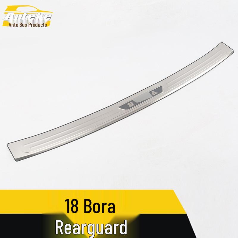 Stainless Steel Rear Guard Plate & Trunk Protector for Bora Tailgate Modification