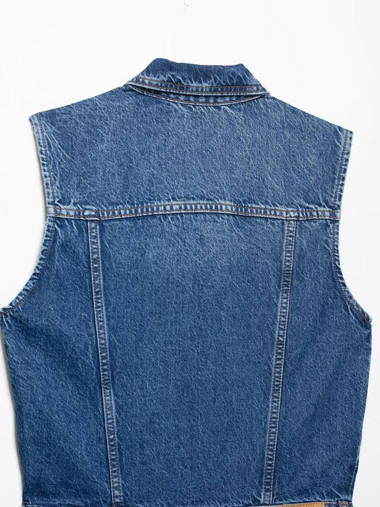 TAOP&ZA Women’s Slimming Front Slit Denim Dress – Spring/Summer Collection