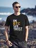 Vintage Letter Print Cotton T-Shirt for Men and Women - Casual Street Style
